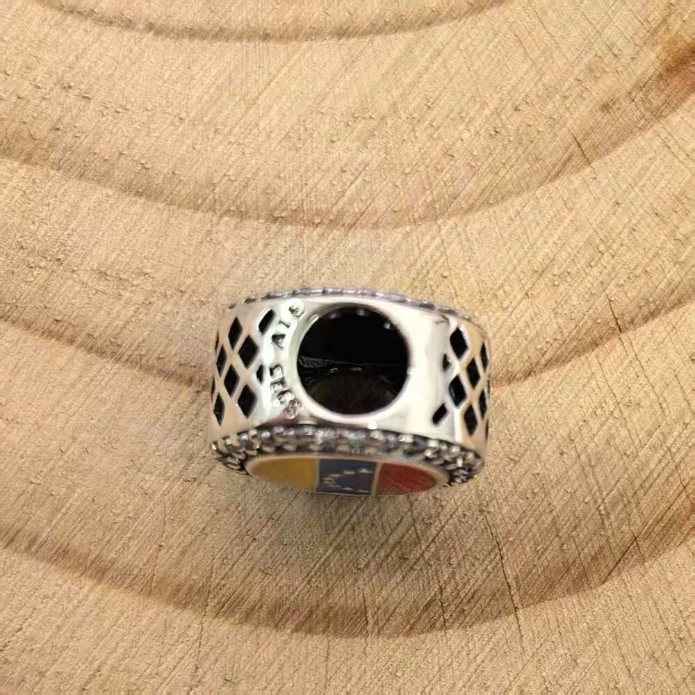 Pandora Venezuela Flag Exclusive Bead Charm For Bracelet, S925 Silver Jewelry